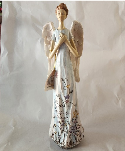 God Bless our Garden Angel Gift Item 