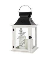 "God Didn’t Promise" 3 Pillar Candle Lantern 