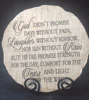 God Didn't Promise Stone