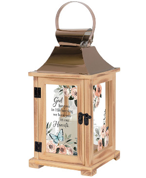 Lantern Keepsake God has you in his keeping.