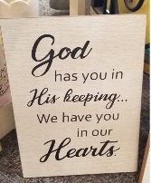 God has you in His Keeping Memorial Gits