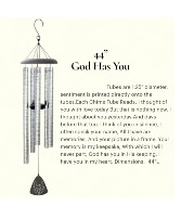 God has You  Wind Chime