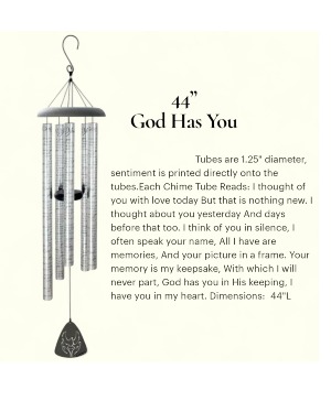 God has You  Wind Chime