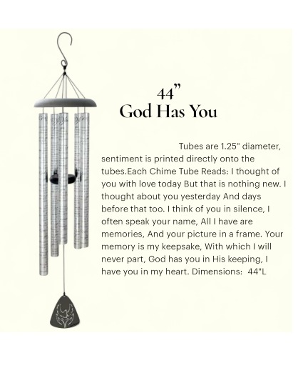 God has You Wind Chime