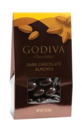 Godiva Dark Chocolate Almonds Gourmet Food