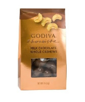 Godiva Milk Chocolate Cashews Gourmet Food