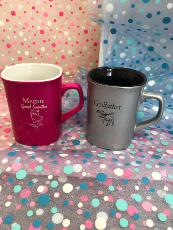 Godparents mugs Personalized engraved gift