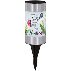 God's Hands Solar Stake Sympathy Keepsake in Du Bois, PA | BRADY STREET FLORIST God's Hands Solar Stake Sympathy Keepsake in Du Bois, PA | BRADY STREET FLORIST