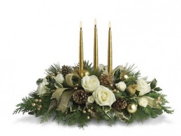 Gold Centerpiece Christmas