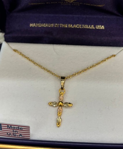 Gold Cross Necklace 