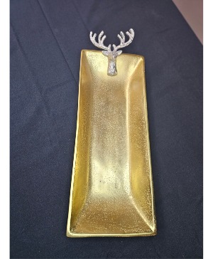 Gold "Deer Head" Tray 