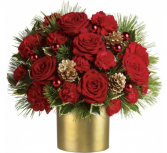 Gold Elegance Christmas Arrangement