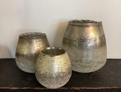 Gold Opaque Candle Holders 