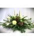 GOLD RADIANCE CENTER PEICE FRESH FLOWER ARRANGEMENT