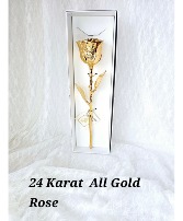 Gold Roses 24 Karat All Gold Rose