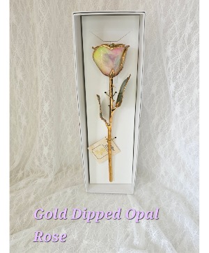 Gold Roses Opal Sparkle Gold Rose