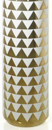 Gold Spade Vase/Candle Holder 
