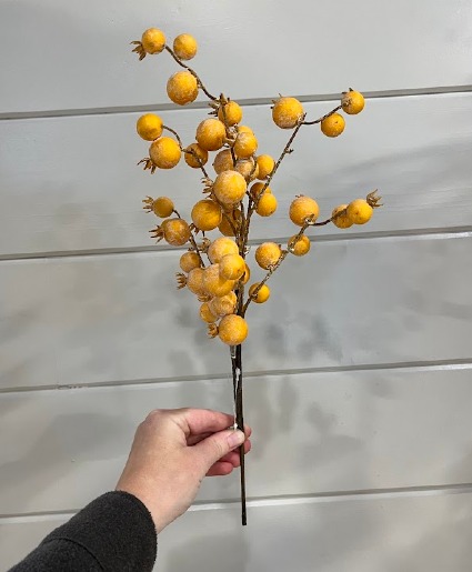 Golden Berries fall silk stem
