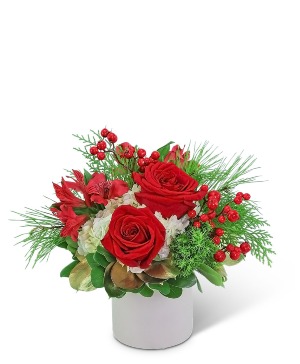 Golden Berry Glow Flower Arrangement