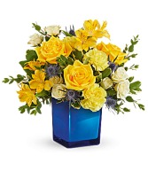 Golden Blue Bouquet 