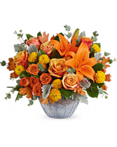 Golden Bounty Centerpiece Fall Arrangement