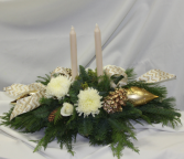 Golden Centerpiece Fresh Floral Design