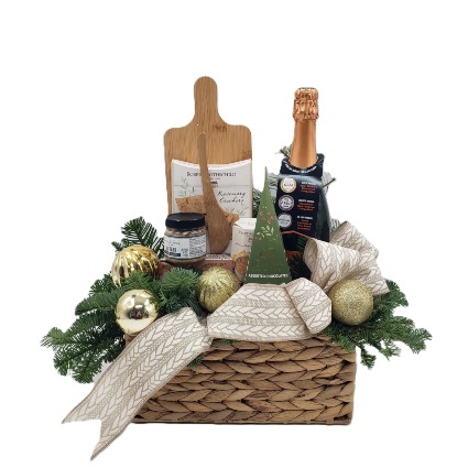 Golden Cheers Basquet Gourmet Christmas