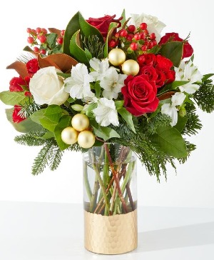 Golden Christmas Beauty Bouquet