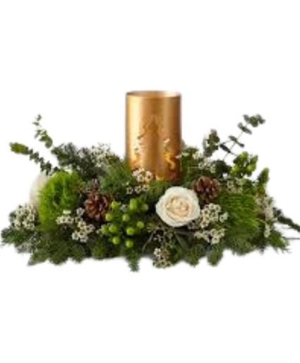 Golden Christmas Centerpiece Christmas ONLY 12 AVAILABLE