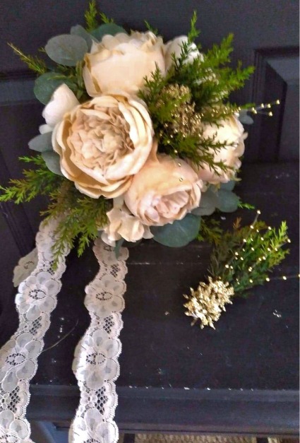 Golden Day Bouquet Wedding Silk