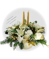 Golden Elegance centerpiece A Ruth Original
