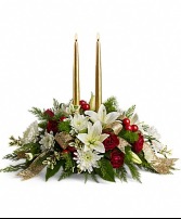 Golden Gathering centerpiece