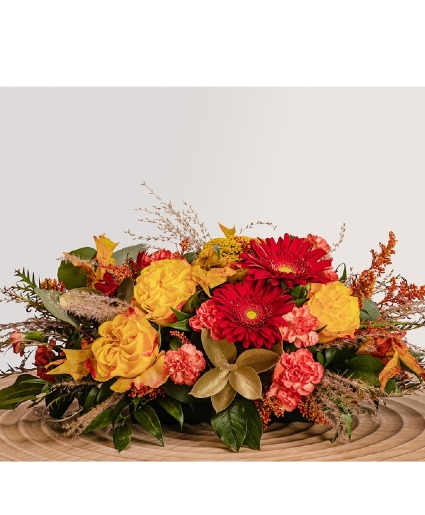 Low and Long Thanksgiving Centerpiece 