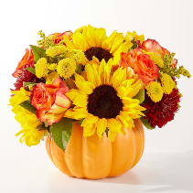 Golden Gourd Pumpkin Bouquet 