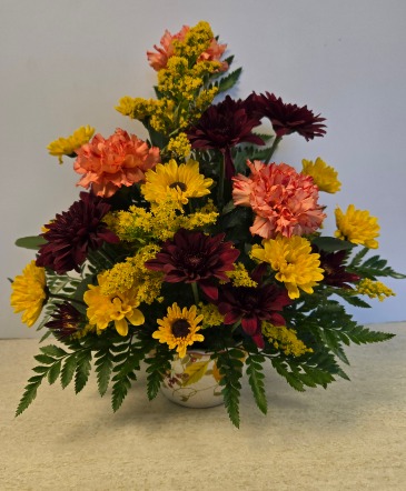 Golden Harvest  NFS-TX4 Ceramic keepsake in Plattsburgh, NY | NELSON'S FLOWER SHOP