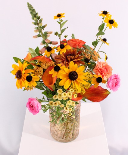 Golden Horizon Arrangement  Flower Bouquet 