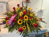 Golden Horizon  Casket Spray