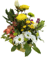 "Golden Jubilee Embrace"   Natural flower arrangement.