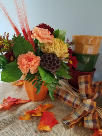 Golden Light Fresh Arrangement