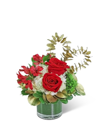 Golden Love Flower Arrangement