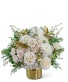 Golden Luxe Winter Flower Arrangement