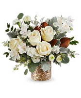 Golden Mod Bouquet Flower Arrangement