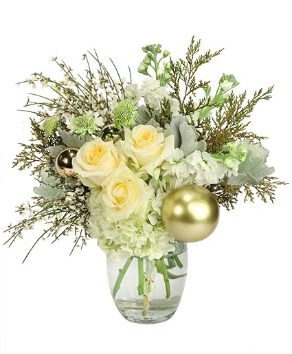 Golden Peace Vase Arrangement