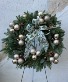 Golden Pincones Fresh Greens Christmas Wreath 
