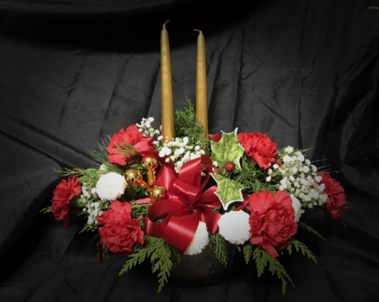 Golden Pines Centrepiece Designer's Choice Christmas Arrangement