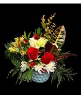 Golden Pond Yellow and Fall Floral Mix