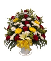 Golden Remembrance Sympathy Basket Sympathy
