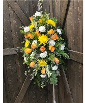 Golden Reverence Standing Spray