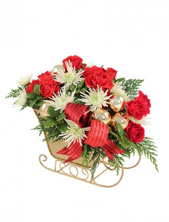 Golden Sleigh Bouquet in Newmarket, ON | FLOWERS 'N THINGS FLOWER & GIFT SHOP