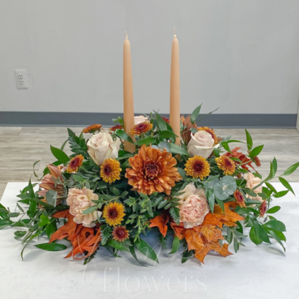 Golden Spice Centerpiece